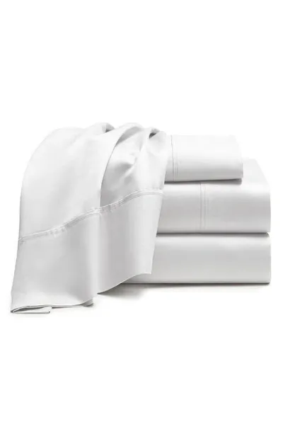 Dkny 700 Thread Count Sateen Sheet Set In White