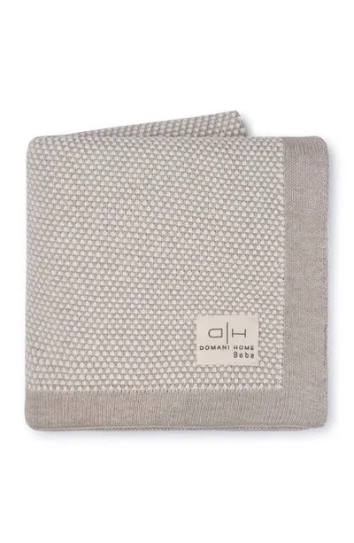 Domani Home Kids' Stipple Baby Blanket In Taupe