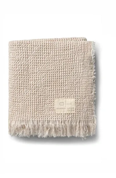 Domani Home Kids' Waffle Muslin Baby Blanket In Cream