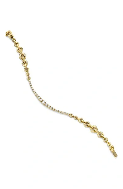 Dries Criel Flow Diamond Bracelet In Gold