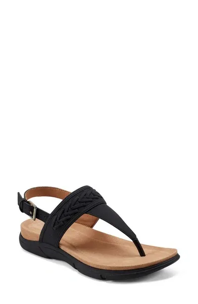 Easy Spirit Monte Slingback Sandal In Black