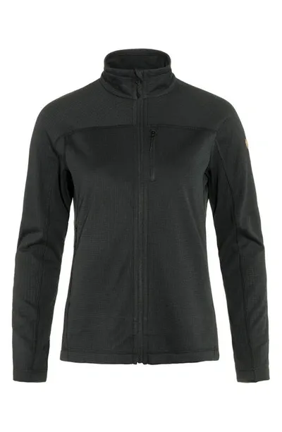 Fjall Raven Abisko Lite Fleece Jacket In Black