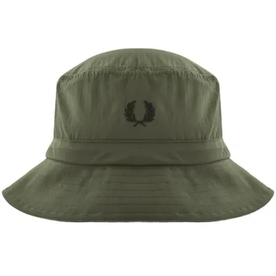 Fred Perry Adjustable Bucket Hat Green