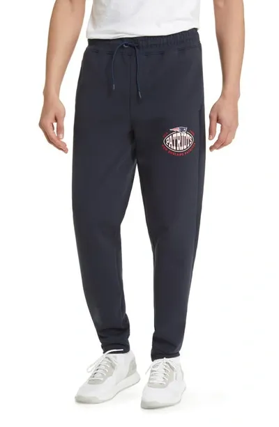 Hugo Boss X Nfl Cotton Blend Joggers In New England Patriots Dark Blue