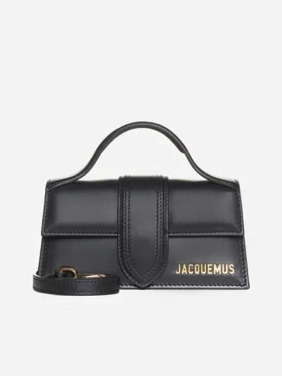 Jacquemus Le Bambino Leather Bag In Black