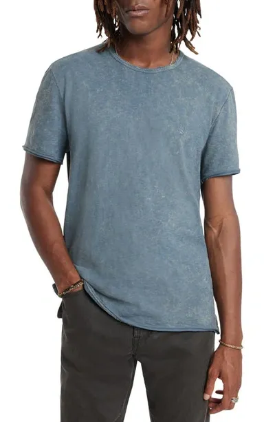 John Varvatos Mercier Patina T-shirt In Steel Blue