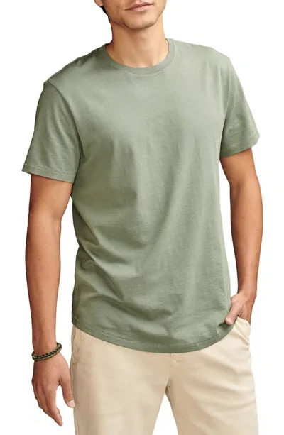 Lucky Brand Crewneck Supima® Cotton T-shirt In Laurel Wreath