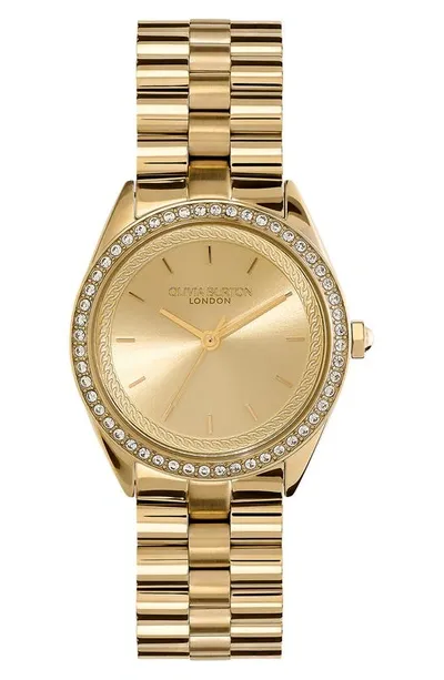 Olivia Burton Bejewelled Bracelet Watch, 34mm In Gold