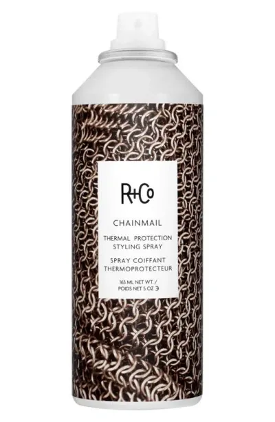 R + Co R+co Chainmail Thermal Protection Styling Spray In White