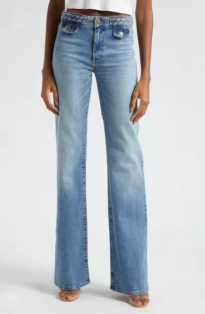 Ramy Brook Itzel Wide Leg Jeans In Light Wash