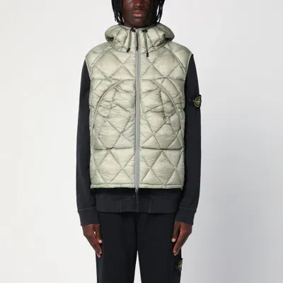 Roa Grey Padded Hooded Waistcoat