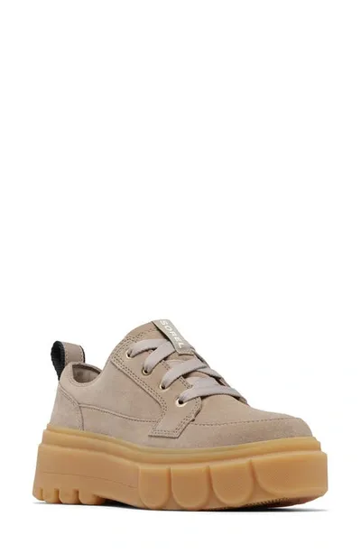 Sorel Caribou X Waterproof Platform Sneaker In Omega Taupe/sea Salt