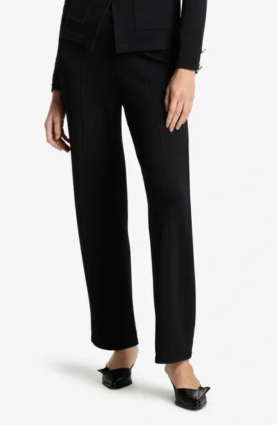 St John Santiago Straight Leg Pants In Black