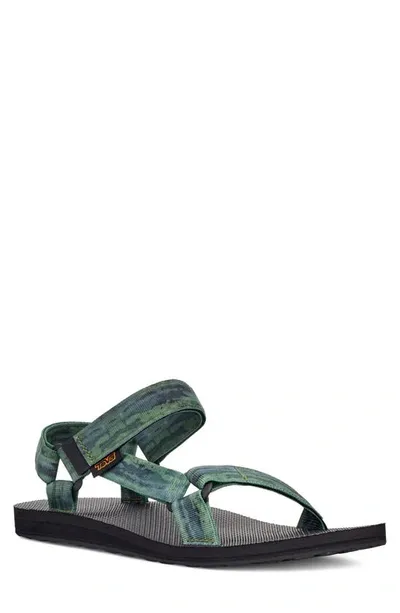 Teva Original Universal Tie-dye Sandal In Green