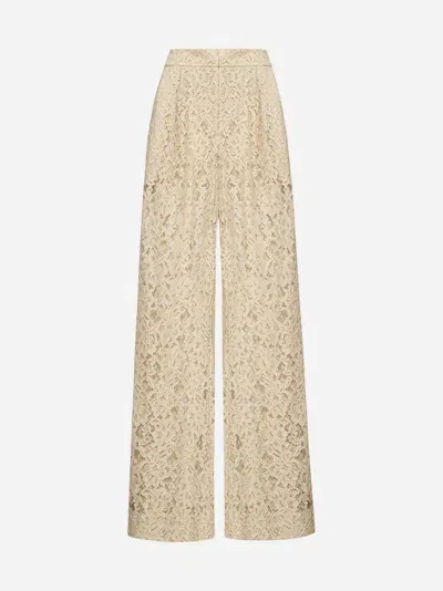 Zimmermann Natura Lace Trousers In Tea