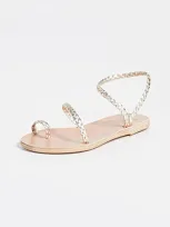 Ancient Greek Sandals Eleftheria Metallic Leather Sandals