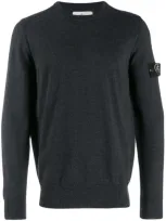 Stone Island Crewneck Sweater In Grey