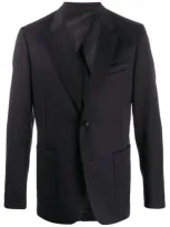 Ami Alexandre Mattiussi Half-lined Two Buttons Jacket In Black