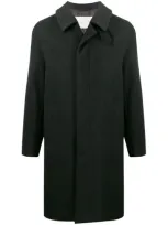 Mackintosh Dunkeld Storm System Wool Coat In Grey