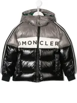 Moncler Kids' Down Jacket With Hood In Black