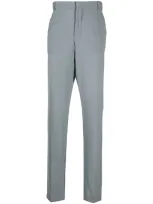 Maison Kitsuné Hose Mit Hohem Bund In Grey