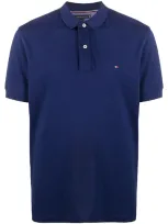 Tommy Hilfiger Short-sleeved Polo Shirt In Blue