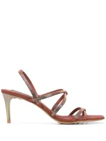 Pedro Garcia Xareni Strappy Sandals In Brown