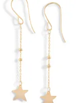 Bony Levy 14k Gold Star Drop Earrings In Yellow Gold