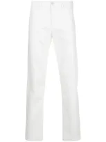 Transit Mid-rise Straight Trousers In White