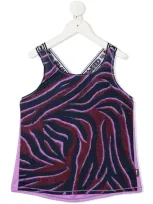 Molo Oriana Abstract Top In Purple