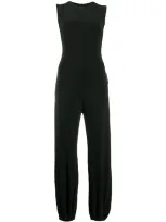 Norma Kamali Stretch-jersey Jumpsuit In Black