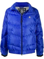 Billionaire Boys Club Chevron-quilted Jacket In Blue