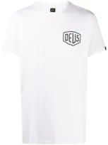 Deus Ex Machina Logo Print T-shirt In White