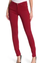 Ag Prima Ankle Skinny Jeans In Red Amaryllis