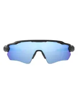 Oakley Radar® Ev Path® 38mm Polarized Prizm™ Wrap Sunglasses In Black