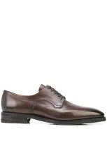 Bally Scrivani Derby Shoes In Brown