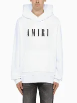 Amiri White Logo-print Hoodie