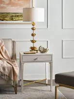 Miranda Kerr Home Love Joy Bliss End Table In Alabaster