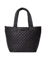 Mz Wallace Medium Metro Tote Deluxe In Black