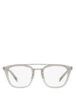 Oliver Peoples Ov5461su Brushed Chrome Male Sunglasses In Grau