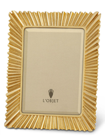 L'objet Ray Gold-plated Picture Frame, 5" X 7"