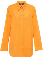 Jacquemus La Chemise Passio Split-back Shirt In Orange