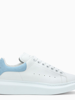 Alexander Mcqueen White And Power Blue Oversized Sneakers