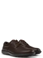 Camper Atom Work Dress Shoes In Dark Brown