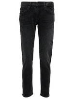 Ag Ex-boyfriend Mid-rise Slim Jeans In Black Cast