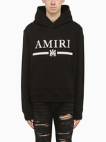 Amiri Black Cotton Hoodie