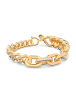 Swarovski Dextera Chain-link Bracelet In Gold