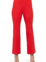 Spanx On-the-go Kick Flare Pant In True Red