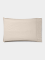 Sferra Celeste Standard Pillowcase, Pair In Mushroom Beige