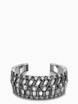 Swarovski Hyperbola Rigid Bracelet In Metal